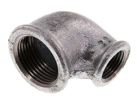 90° Winkel mit Innengewinde Temperguss verzinkt (Reduziert) 90° Winkel mit Innengewinde Temperguss verzinkt (Reduziert)