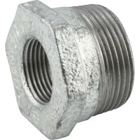 Reduziernippel mit konischem Außen- und zylindrischem Innengewinde - Temperguss verzinkt Reduziernippel mit konischem Außen- und zylindrischem Innengewinde - Temperguss verzinkt