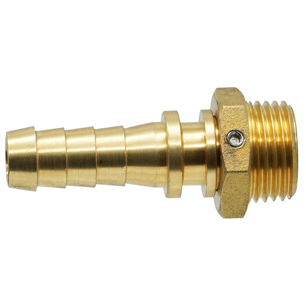 ATDAWN Messing Schlauchtülle 2er Set – Verstellbar, Mit Drehfunktion, 10,2 Cm, Für Garten & Auto