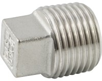 Verschlussstopfen mit Außenvierkant und konischem Gewinde Verschlussstopfen mit Außenvierkant und konischem Gewinde