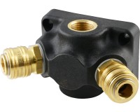 Wanddose Luftweichen mit Druckluftkupplung NW 7,2 (Kunststoff) Wanddose Luftweichen mit Druckluftkupplung NW 7,2 (Kunststoff)