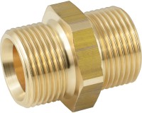 Doppelnippel mit zylindrischem Außengewinde Doppelnippel mit zylindrischem Außengewinde