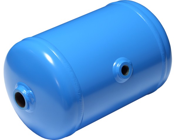 Druckluftbehälter für stationären oder mobilen Einsatz (Blau)