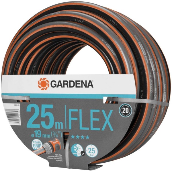 Gardena Comfort FLEX Schlauch 19 mm (3/4 Zoll) 25 Meter Rolle