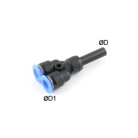 Mini-Y-Steckverbindungen mit Stecknippel (auch reduzierend) Mini-Y-Steckverbindungen mit Stecknippel (auch reduzierend)