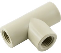 T-Stück mit Innengewinde aus Kunststoff T-Stück mit Innengewinde aus Kunststoff