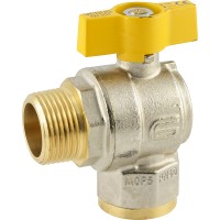 Einschraub-Winkel-Kugelhähne DVGW geprüft (PN 5 / MOP 5) - EN 331 Einschraub-Winkel-Kugelhähne DVGW geprüft (PN 5 / MOP 5) - EN 331