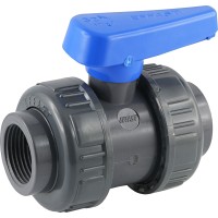 Kugelhahn mit Innengewinde - Wasserausführung PVC-U Kugelhahn mit Innengewinde - Wasserausführung PVC-U