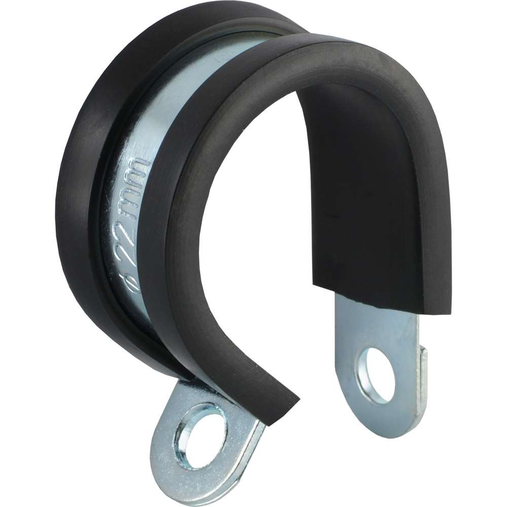 5 Stück U-förmige Schlauchschellen 45mm - EPDM Gummi Gefüttert Für Rohre & Kabel
