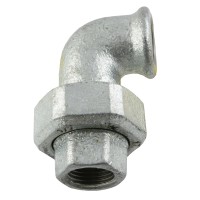 Winkelverschraubung trennbar beidseitig mit Innengewinde - konisch dichtend Winkelverschraubung trennbar beidseitig mit Innengewinde - konisch dichtend