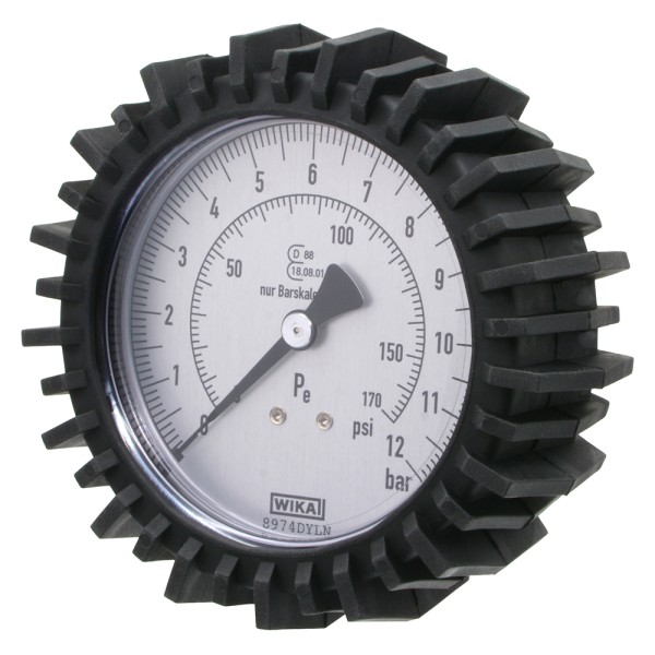 Manometer für Handreifenfüller - 80mm, 0 - 12 bar, G 1/4"
