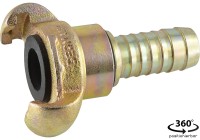 Kompressorkupplungen mit Schlauchtülle - drehbar (ähnlich DIN 3489) - 42 mm Kompressorkupplungen mit Schlauchtülle - drehbar (ähnlich DIN 3489) - 42 mm